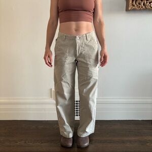 Vintage Ralph Lauren Polo Jeans Co Wide Leg Carpenter Pants size 2